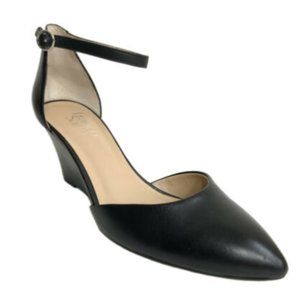 Franco Sarto - Fayth Black Leather Wedge